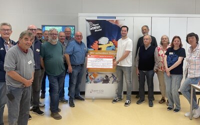 Spendenübergabe Repair Café  und Wunder-Werkstatt