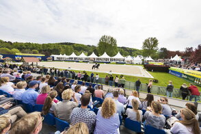 Blick auf den Dressur-Platz | Foto: Horses & Dreams/Thomas Massen